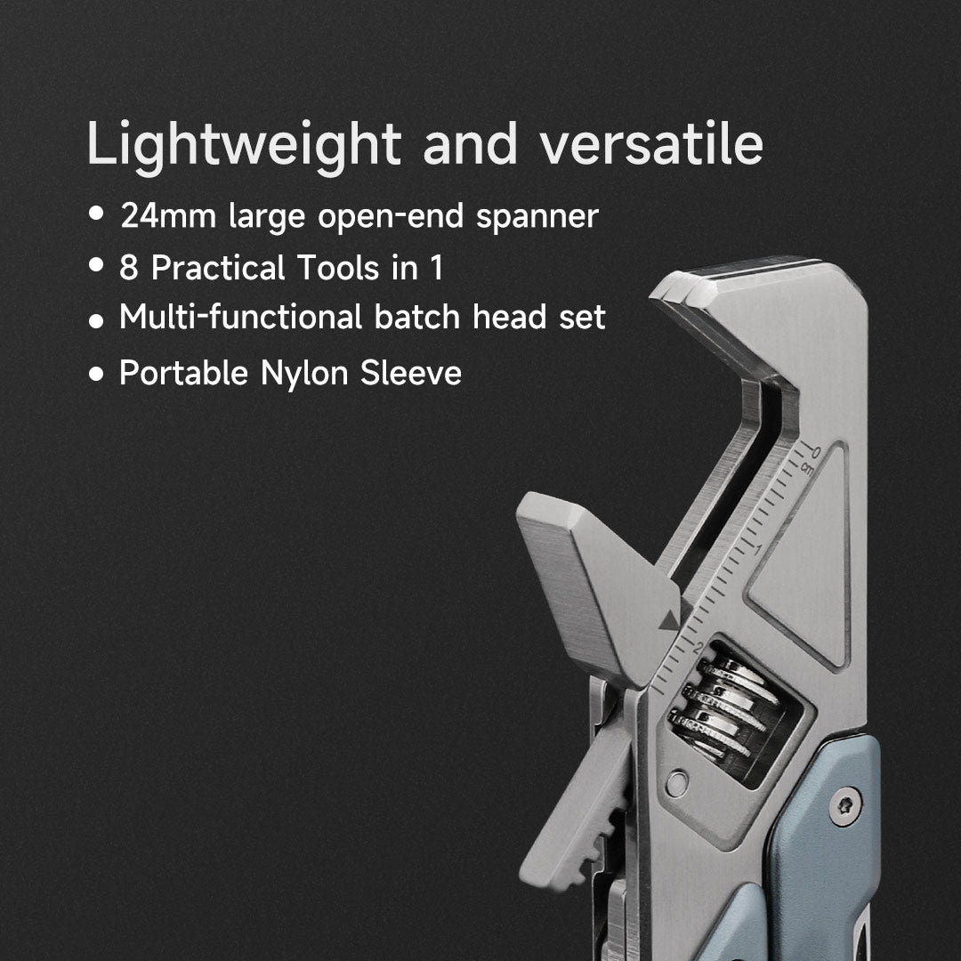 TorqueMaster - Multi-Tool with Large Opening Spanner - 9 in 1